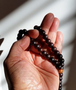 mala beads in meditation