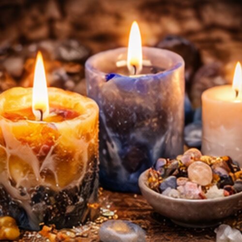 Gemstone Candles