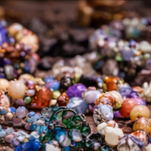 Stone & Crystal Chip & Nugget Bracelets