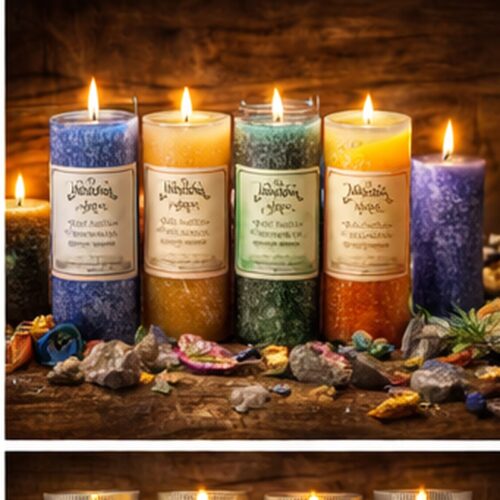 Soy herbal votives