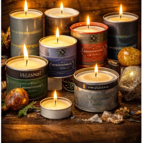 Esoteric Candles in Tin