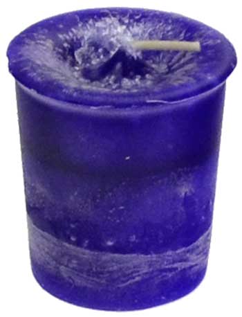 Third Eye Chakra votive candle