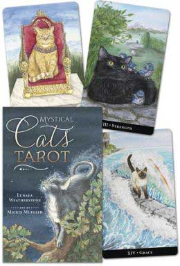 Mystic Cats tarot (deck and book) by Weatherstone & Muller