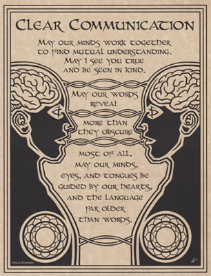 Prayer for Clear Communication poster