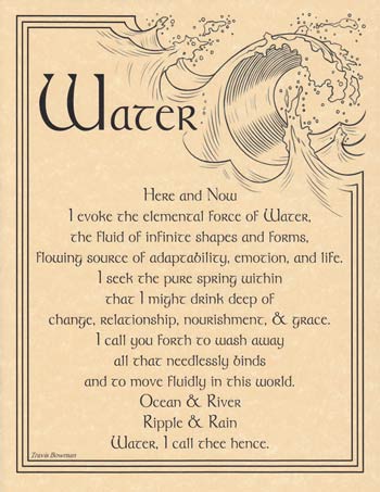 Water Evocation poster
