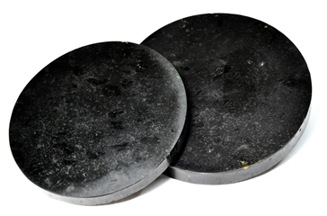 3" Tourmaline, Black altar tile