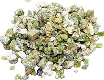 1 lb Peridot 5-10mm untumbled stones