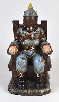 7" Electric Chair back flow incense burner