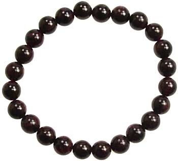 7mm Garnet bracelet