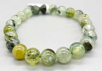 7-8mm Prehnite bracelet