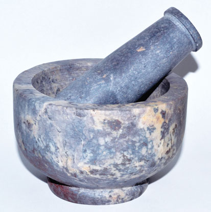 4" Soapstone  Mortar & Pestle