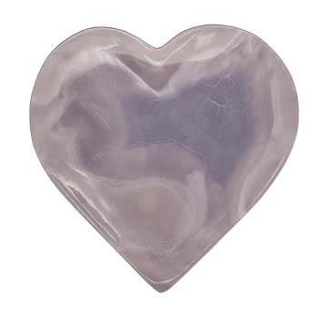 4" Heart offering plate
