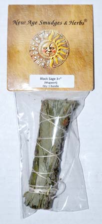 Black Sage smudge stick 4"